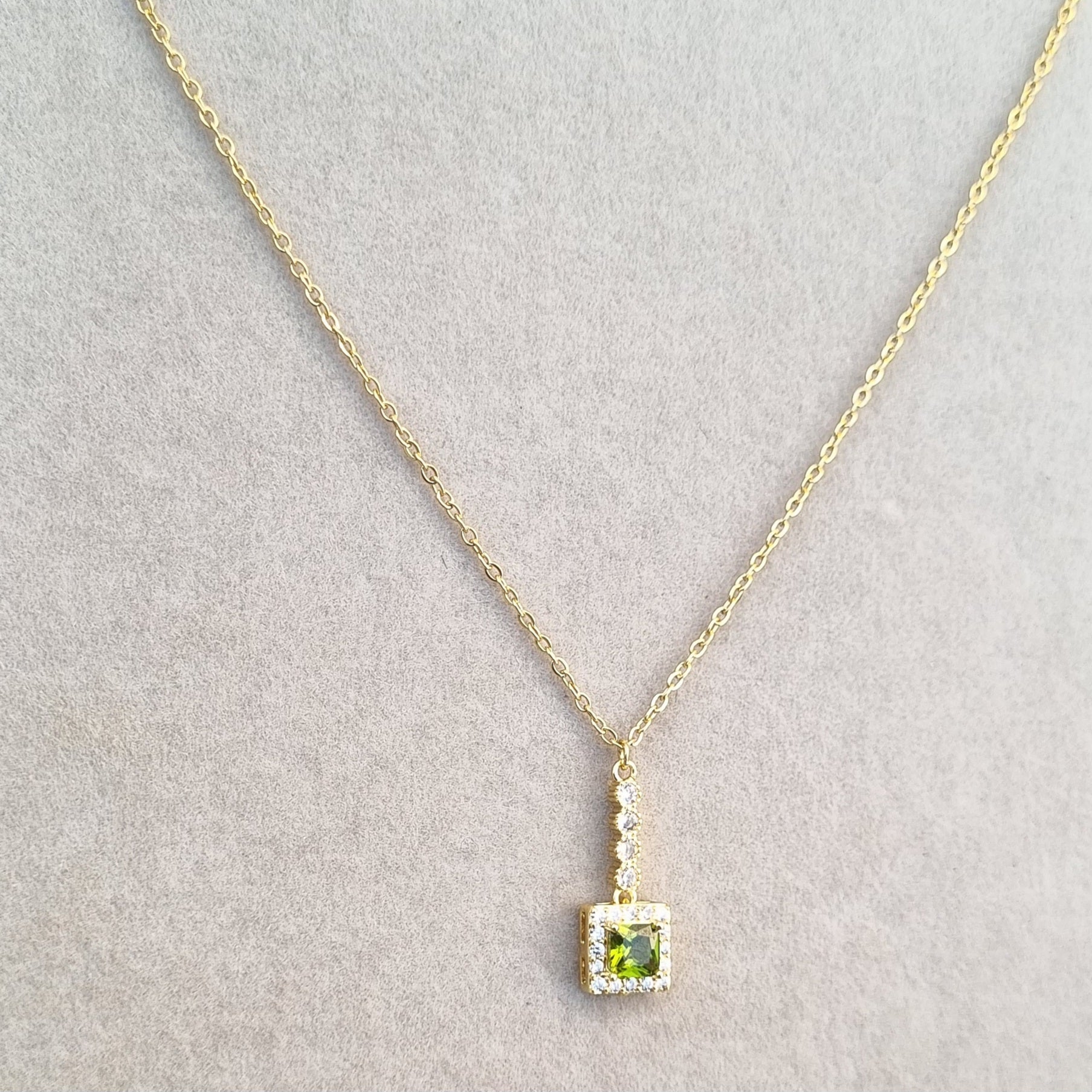 Elegant Square Necklace [H]N185 - Pastels