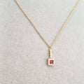 Elegant Square Necklace [H]N185 - Pastels