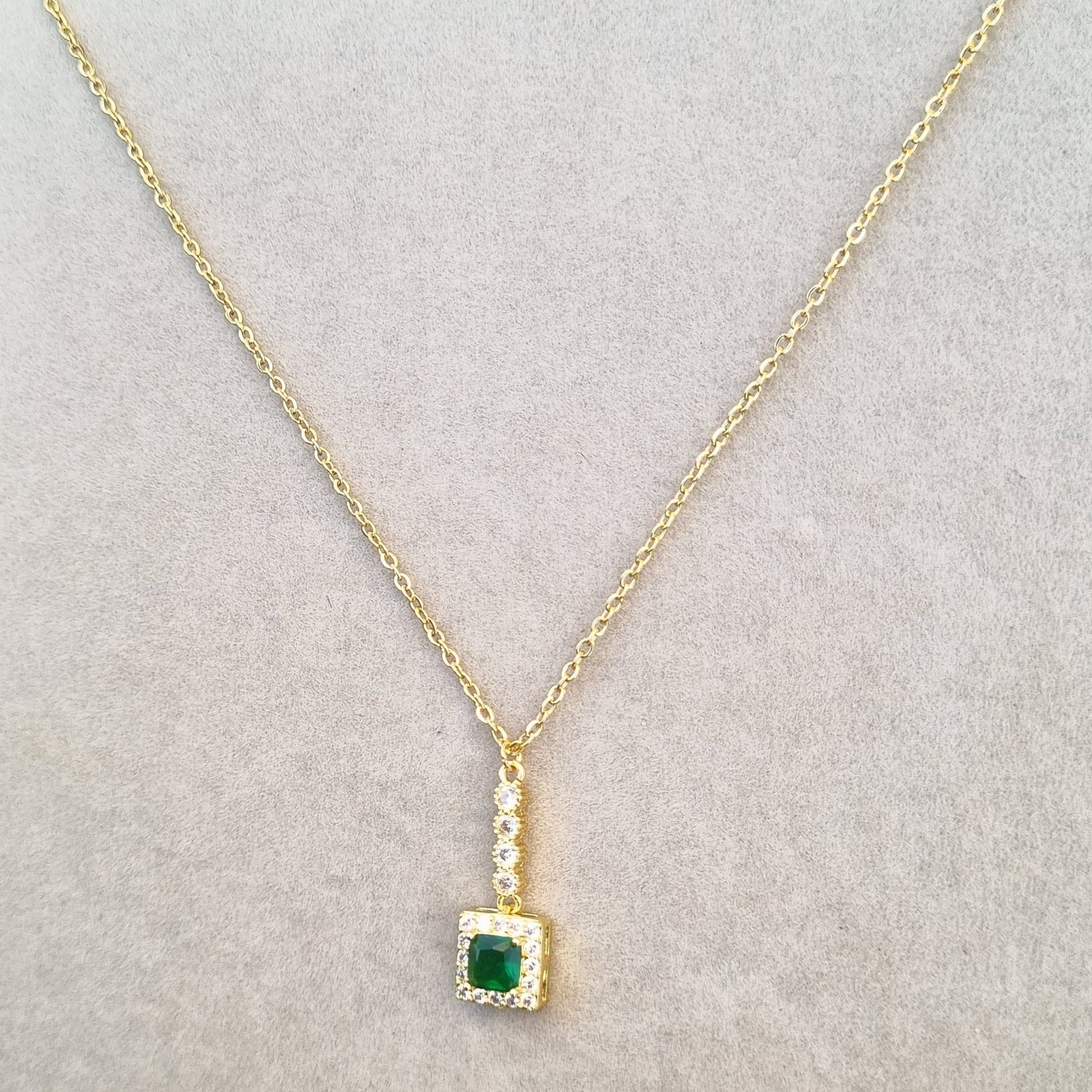 Elegant Square Necklace [H]N185 - Pastels