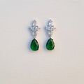 Emerald Grace Drop Earrings [S]E554 - Pastels