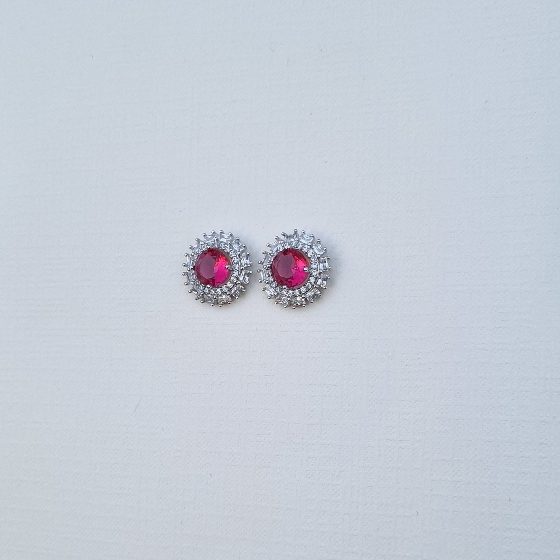 Fiery Gemstone Earrings [S]E528 - Pastels