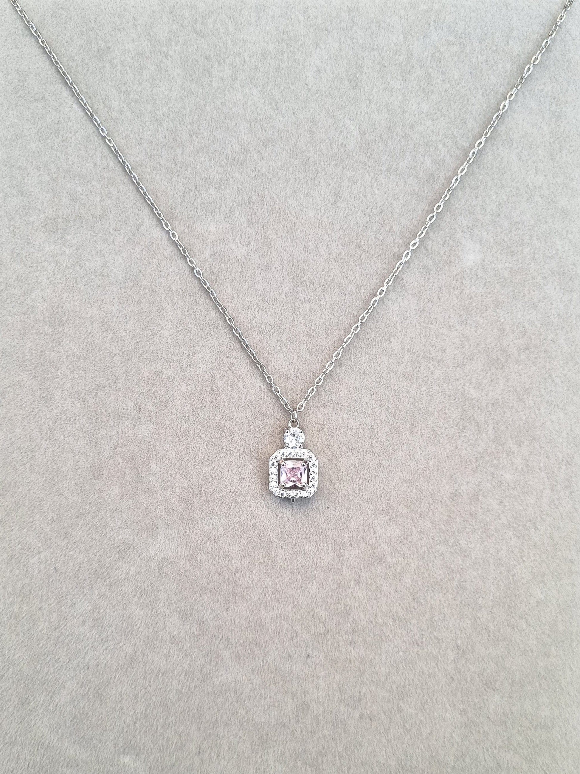 Gemstone Elegance Necklace [H]N180 - Pastels