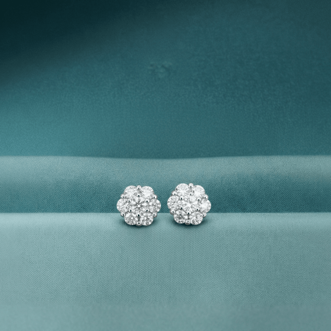 Glitz Cluster Mini Stud Earrings [H]E557 - Pastels