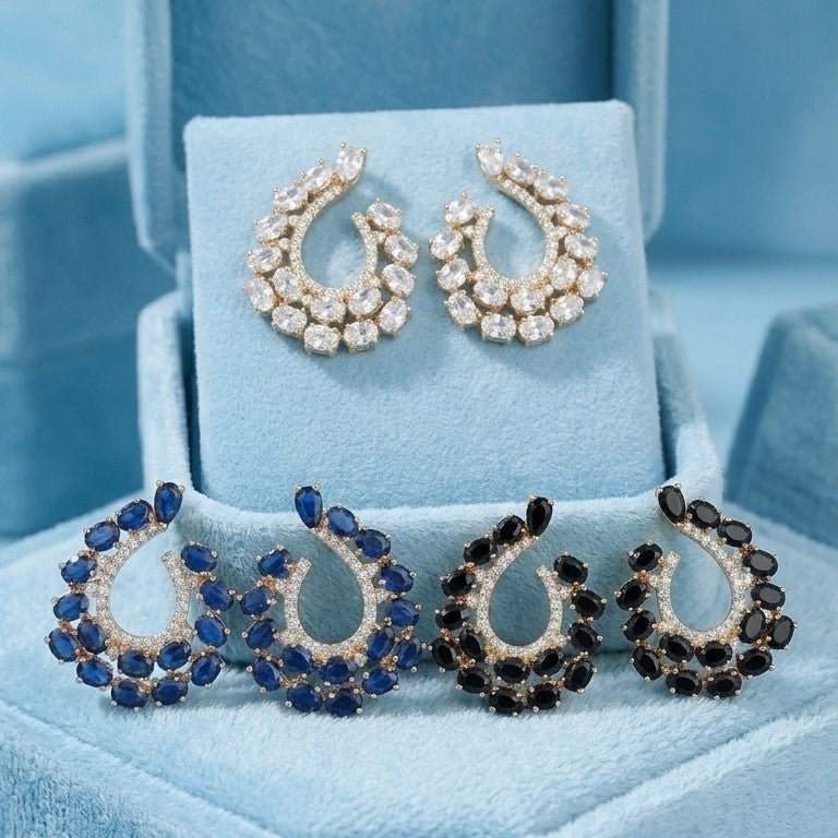 Imperial Swirl Earring Collection [A]E586 - Pastels