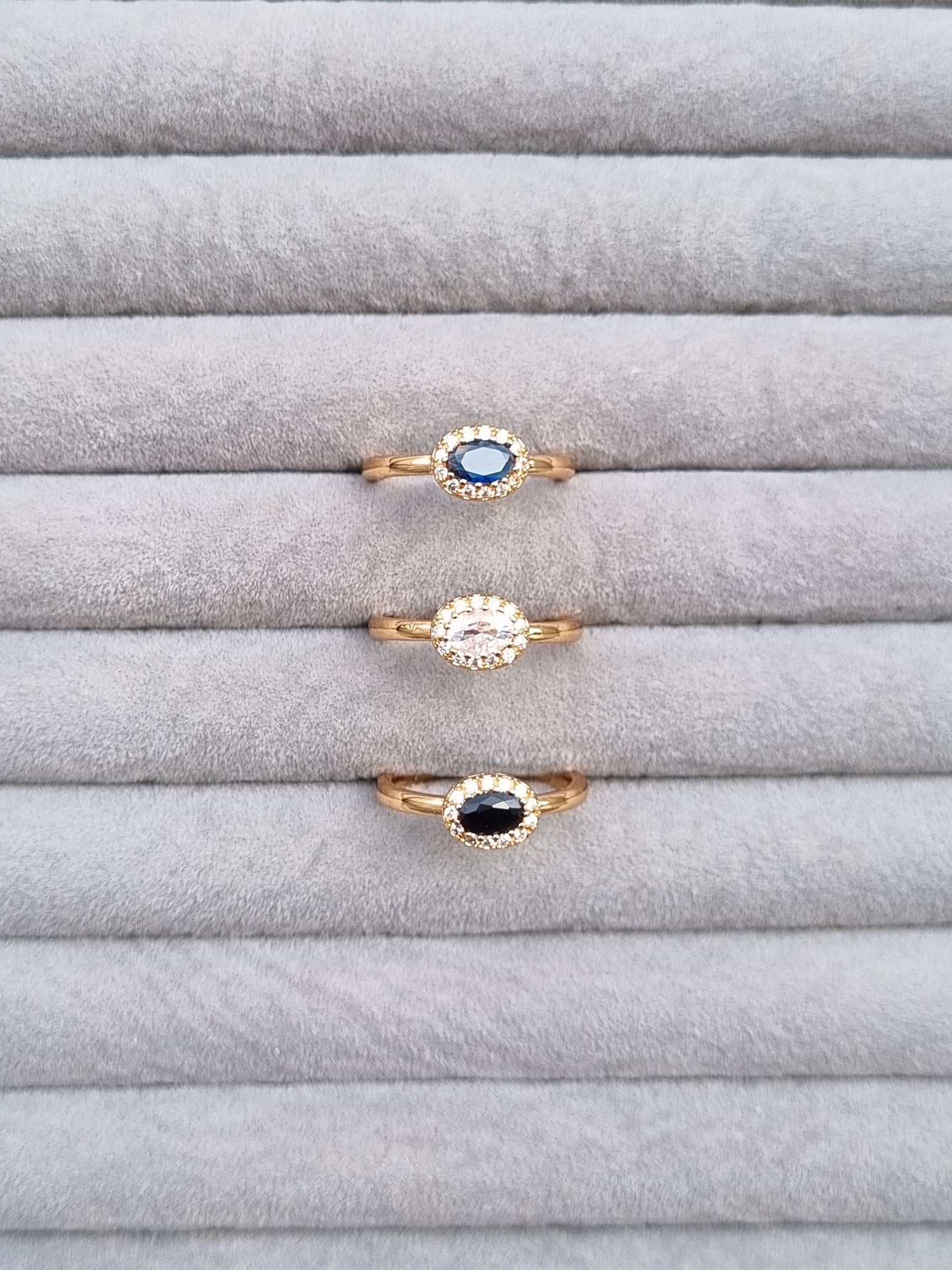 Luminous Oval Ring [S]R109 - Pastels