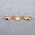 Luminous Oval Ring [S]R109 - Pastels
