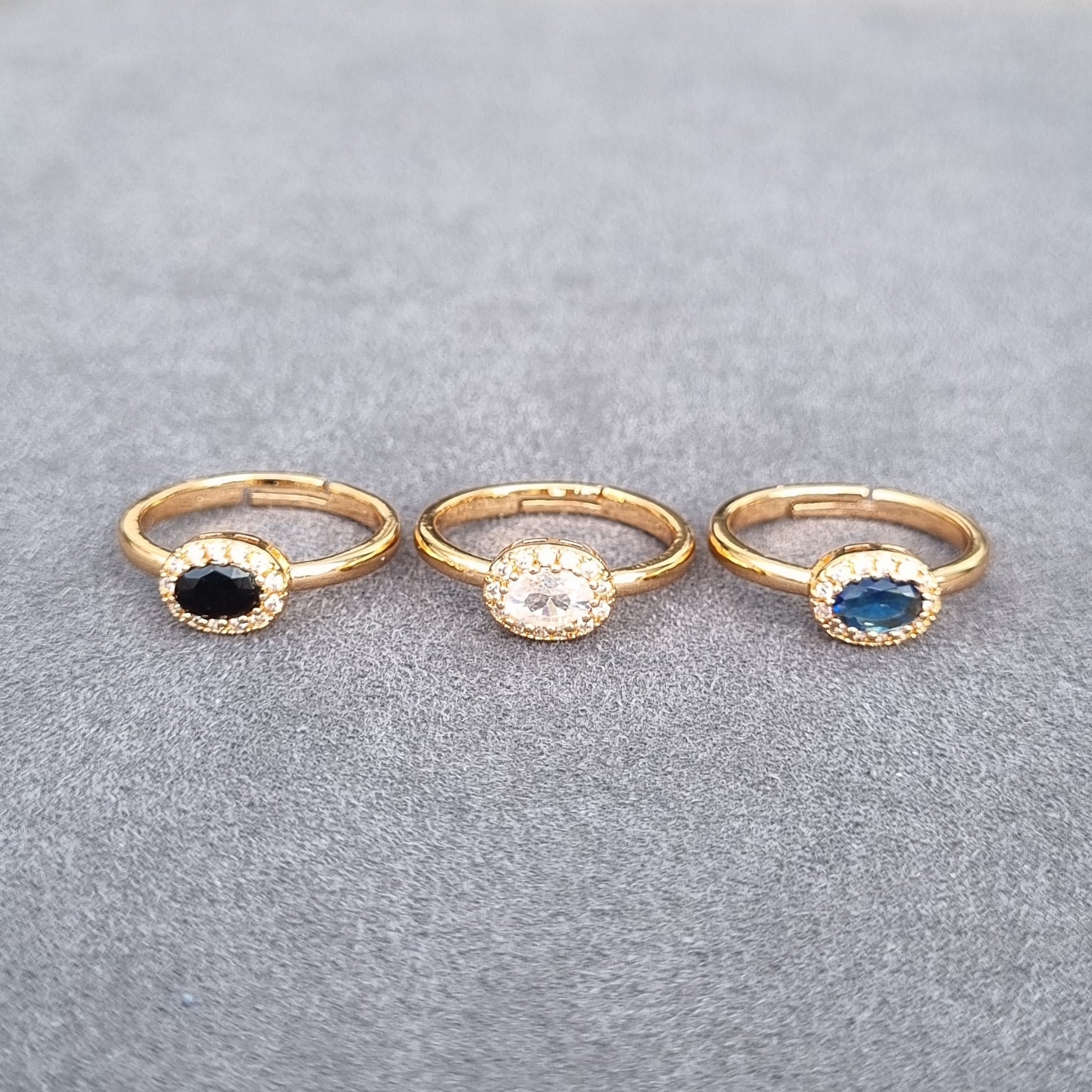 Luminous Oval Ring [S]R109 - Pastels