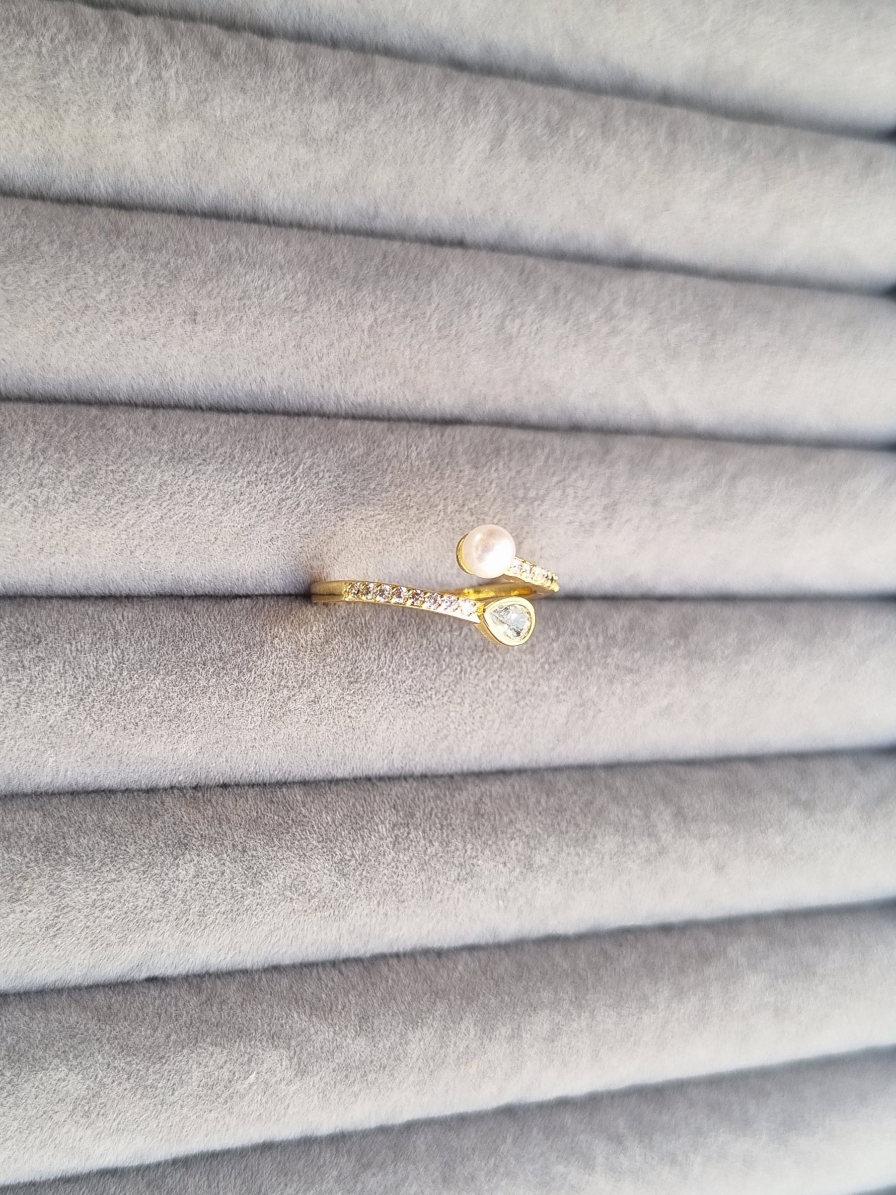 Pearl Diamond Fusion Ring [M]R104 - Pastels
