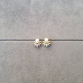 Royal Pearl Tiara Stud Earrings [A]E575 - Pastels