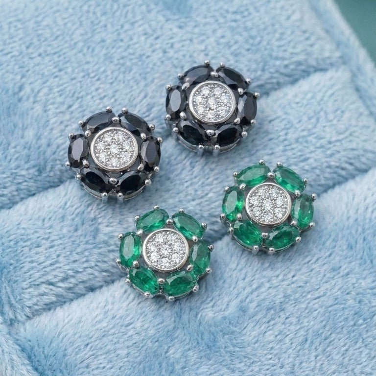 Royal Rosette Earring Collection [A]E579 - Pastels