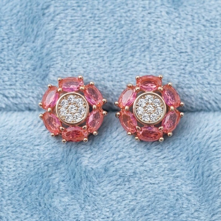 Royal Rosette Earring Collection [A]E580 - Pastels