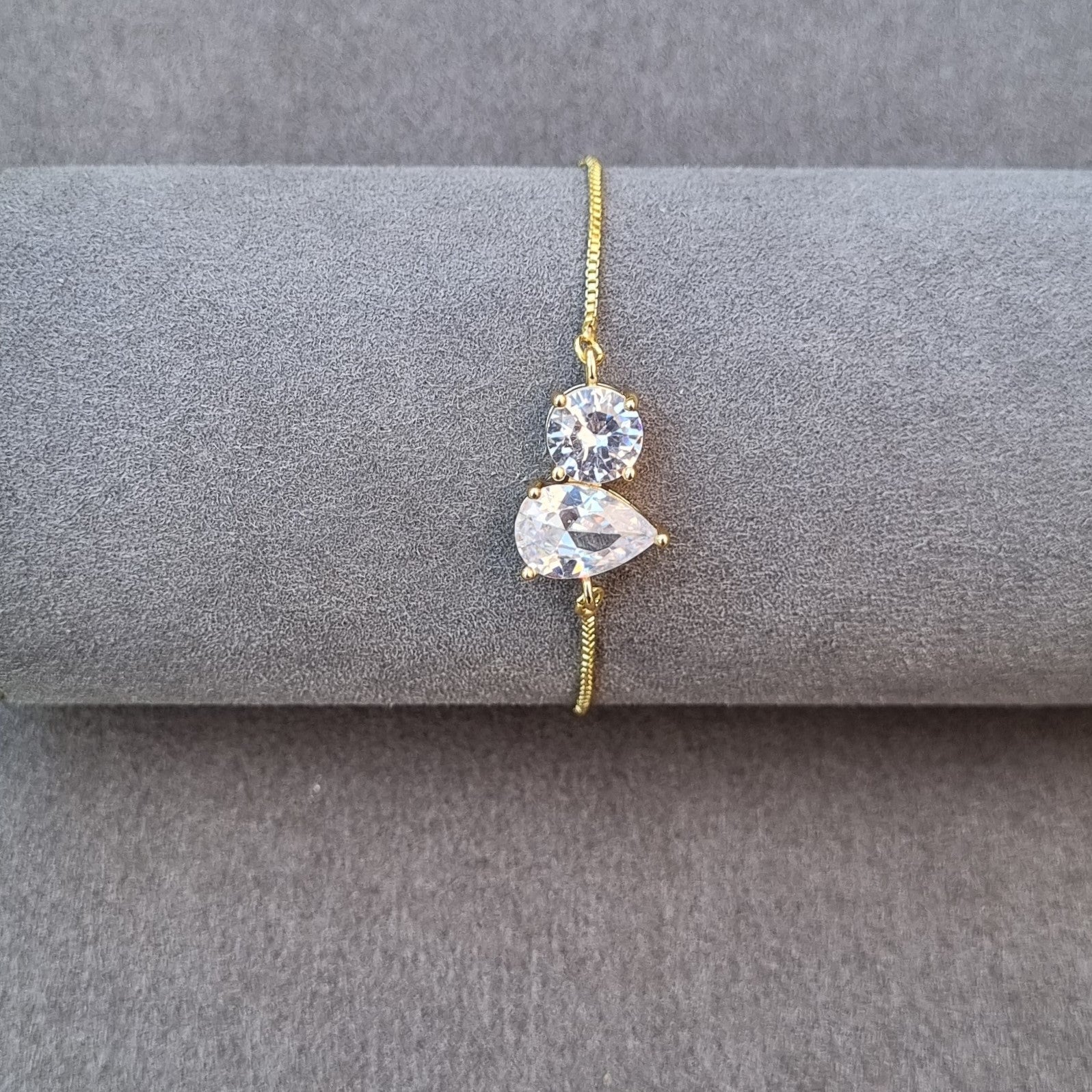 Twin Sparkle Adjustable Bracelet [S]B130 - Pastels