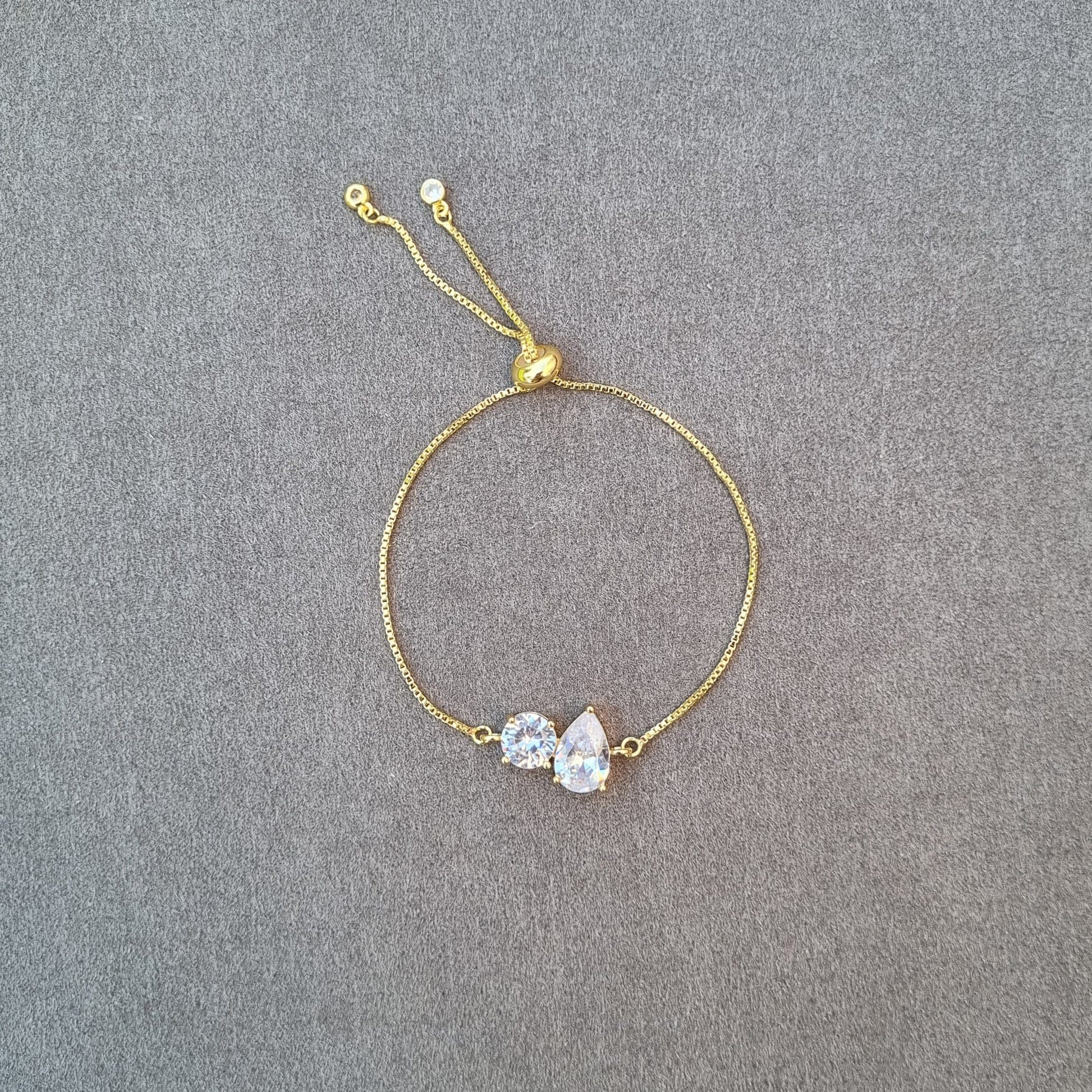 Twin Sparkle Adjustable Bracelet [S]B130 - Pastels