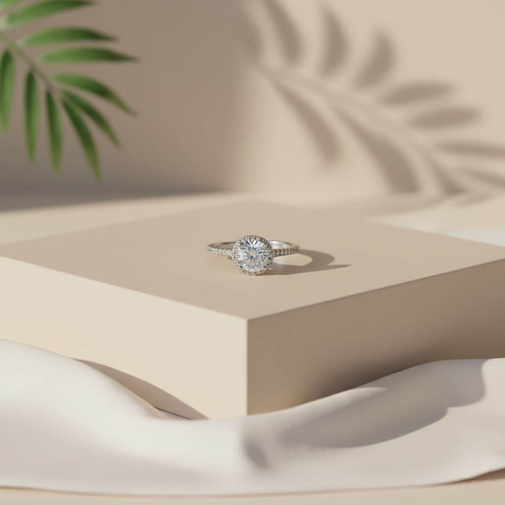 TIMELESS ZIRCON SOLITAIRE RING [M]R093