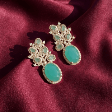 Zircon Cluster Earrings [S]E547 - Pastels